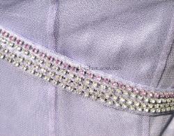 Lilac Prom Gown with Diamante trim